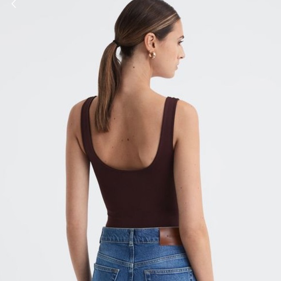 NWT* GOOD AMERICAN SQUARE NECK THONG BODYSUIT / XL - Picture 4 of 5